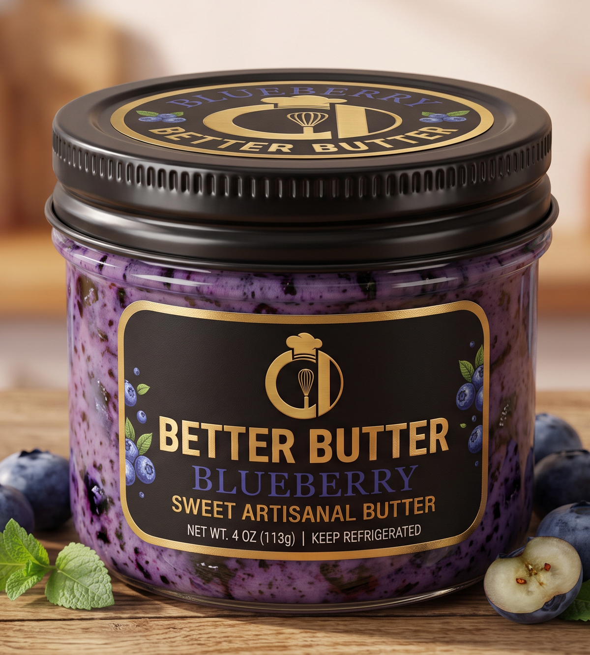 Culinary Icon Better Butter – Blueberry Sweet Cream Butter