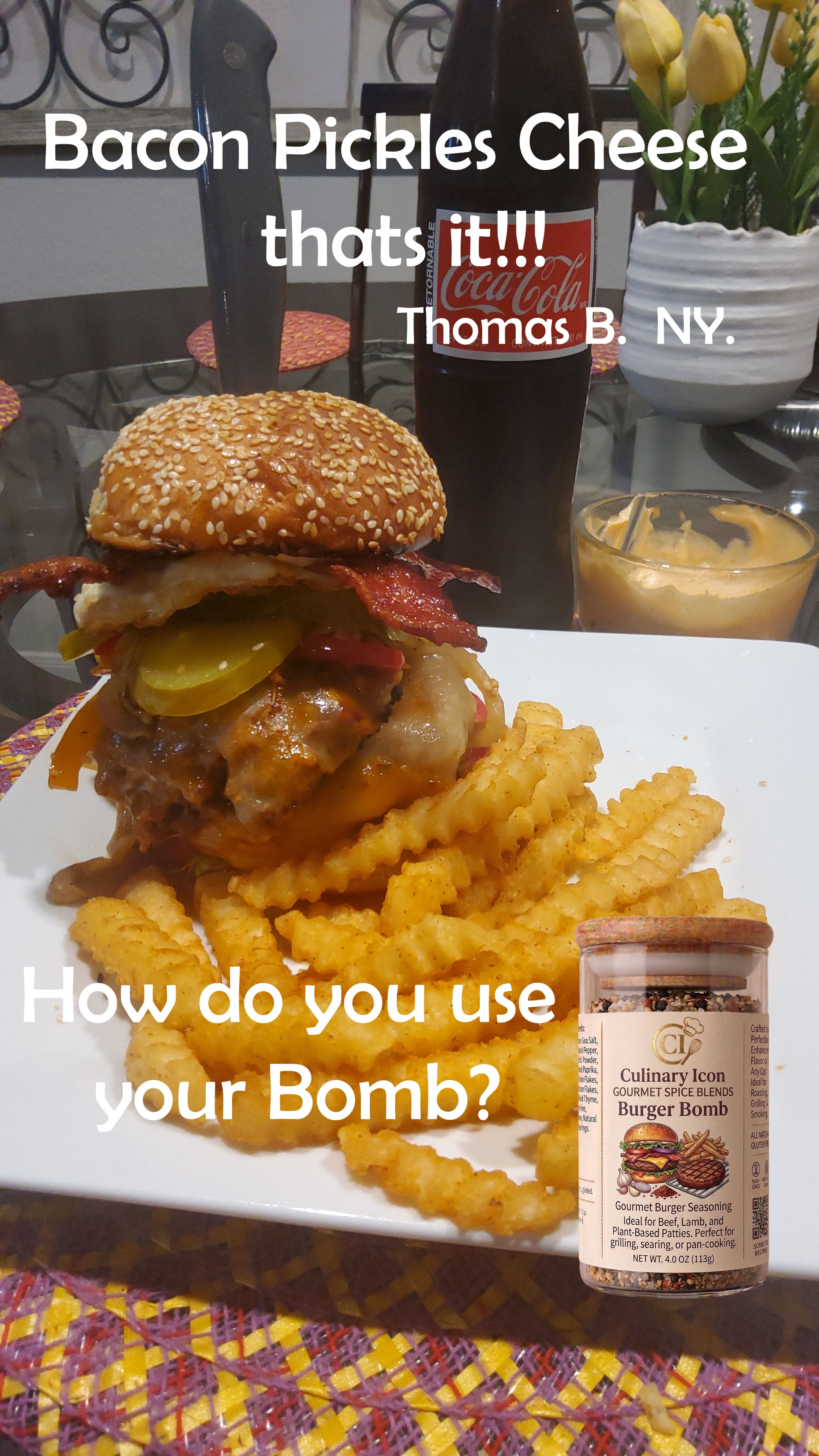 Burger Bomb Gourmet Spice Blend