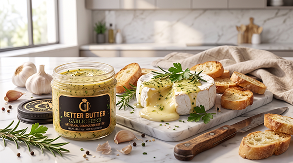Culinary Icon Better Butter – Garlic & Herb Sweet Cream Butter