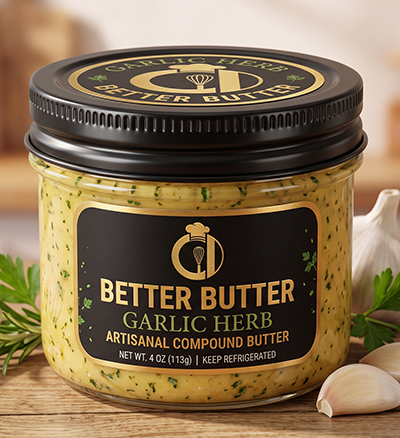 Culinary Icon Better Butter – Garlic & Herb Sweet Cream Butter