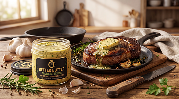 Culinary Icon Better Butter – Garlic & Herb Sweet Cream Butter