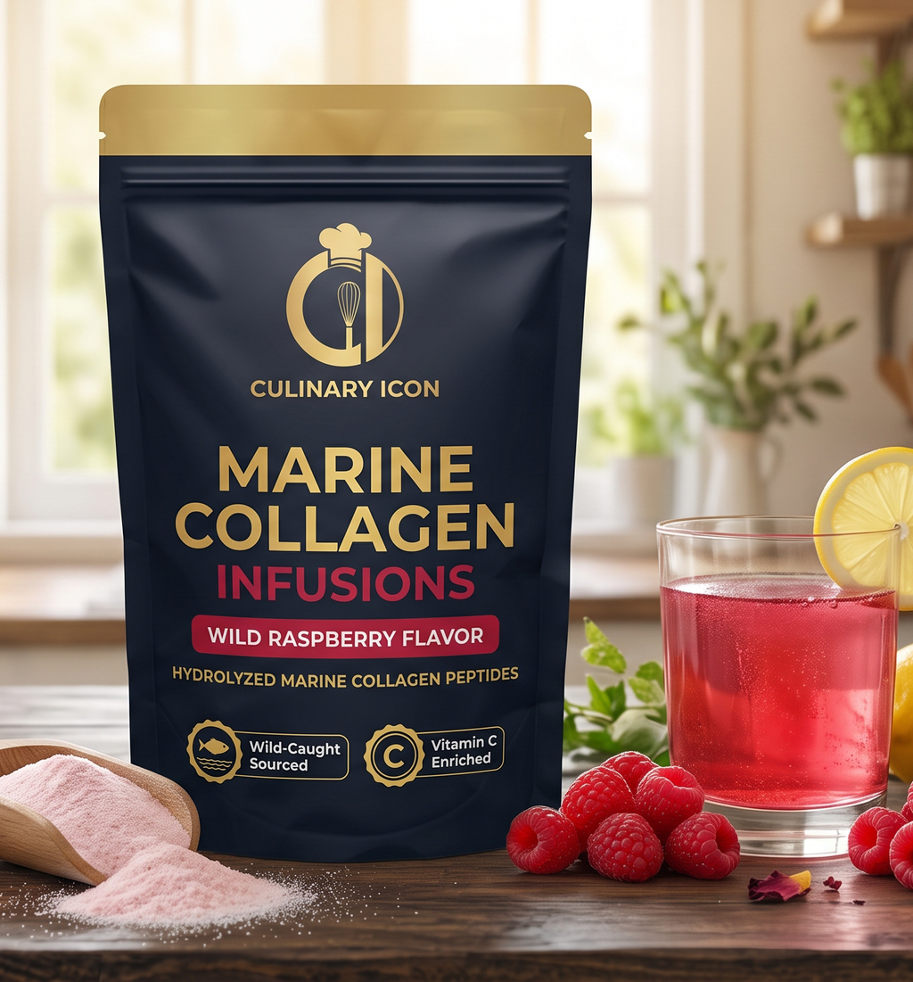 Wild Raspberry Marine Collagen Infusion (30-Day Supply / 300g)