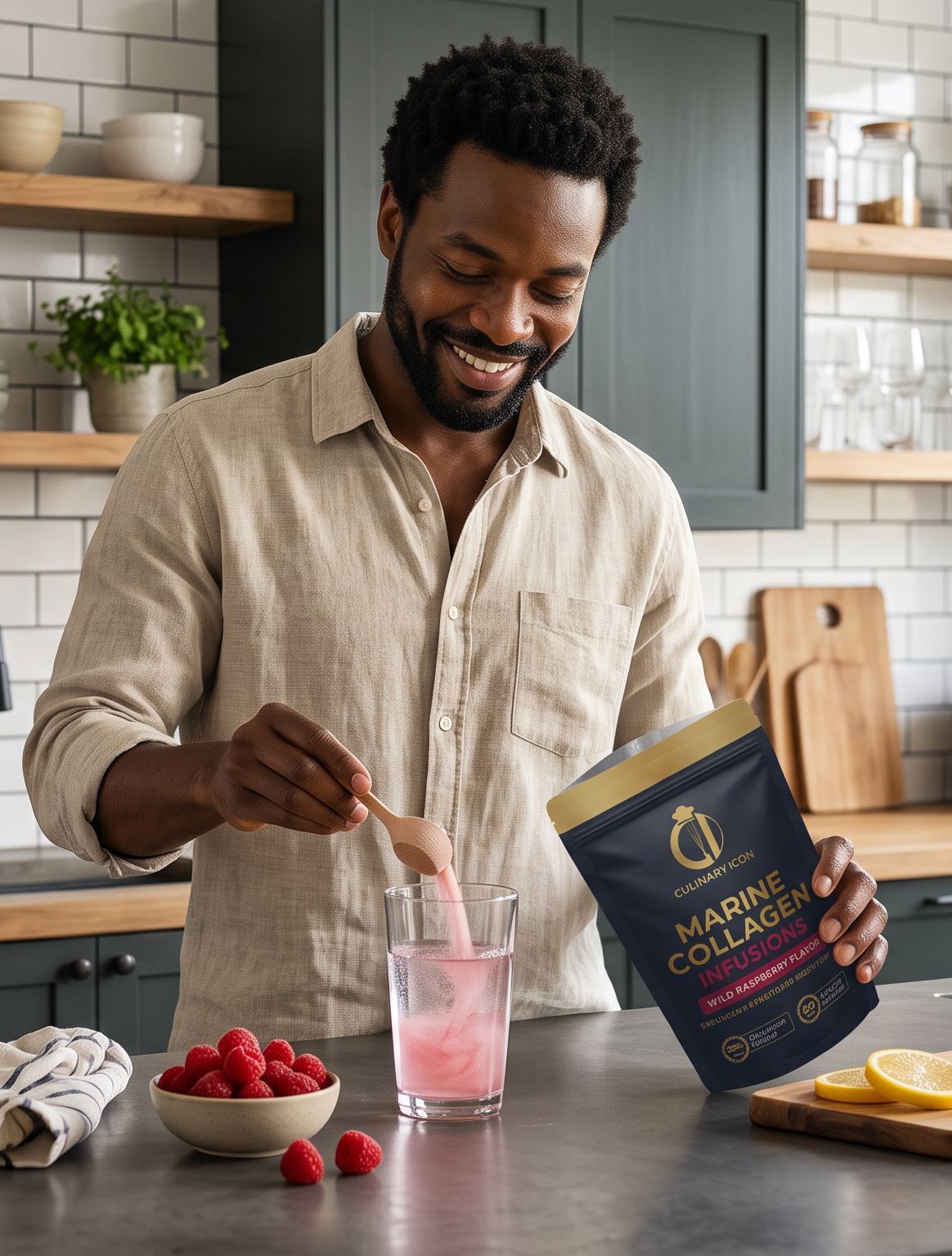 Wild Raspberry Marine Collagen Infusion (30-Day Supply / 300g)